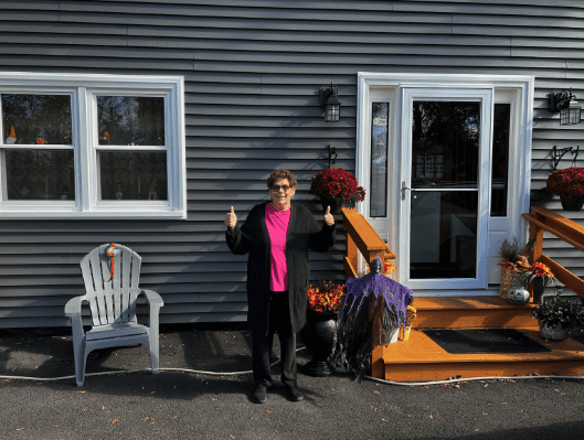 Patricia Happy Vinyl Siding Customer